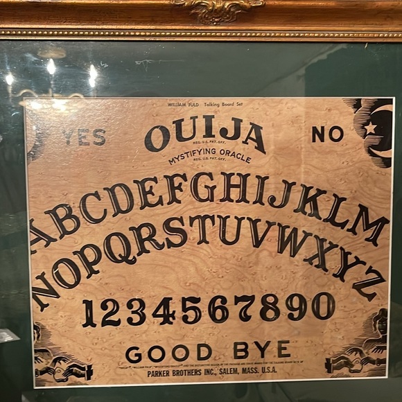 Framed Vintage Ouija Board. Parker Brothers Salem, Mass $149 - Picture 4 of 6
